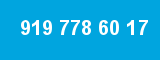 919 778 60 17